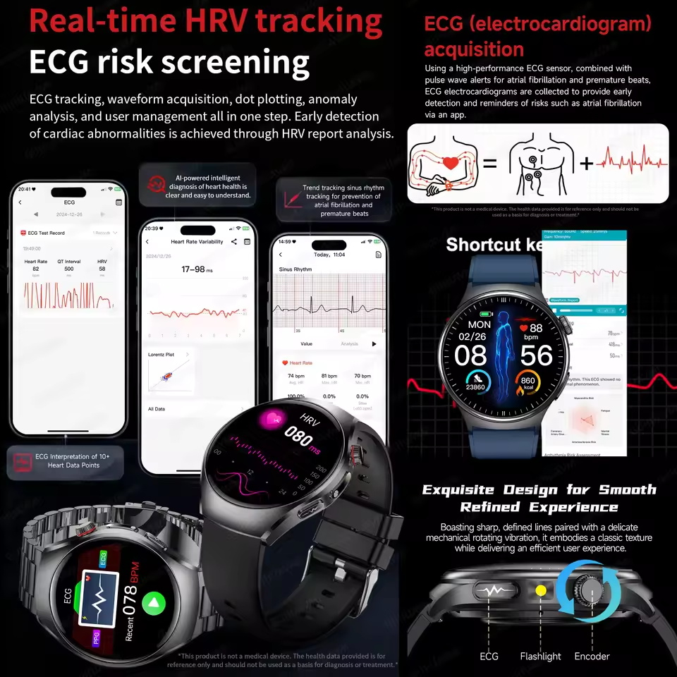 New Accurate ECG Smart Watch B - Laser Distance Measure review and price