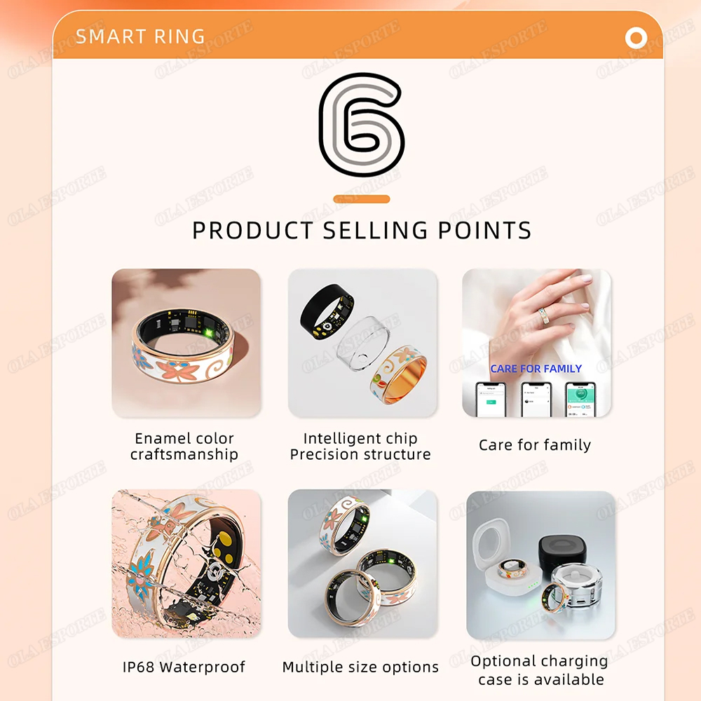 New Enamels Craftsmanship Smar - Smart Ring Health review and price