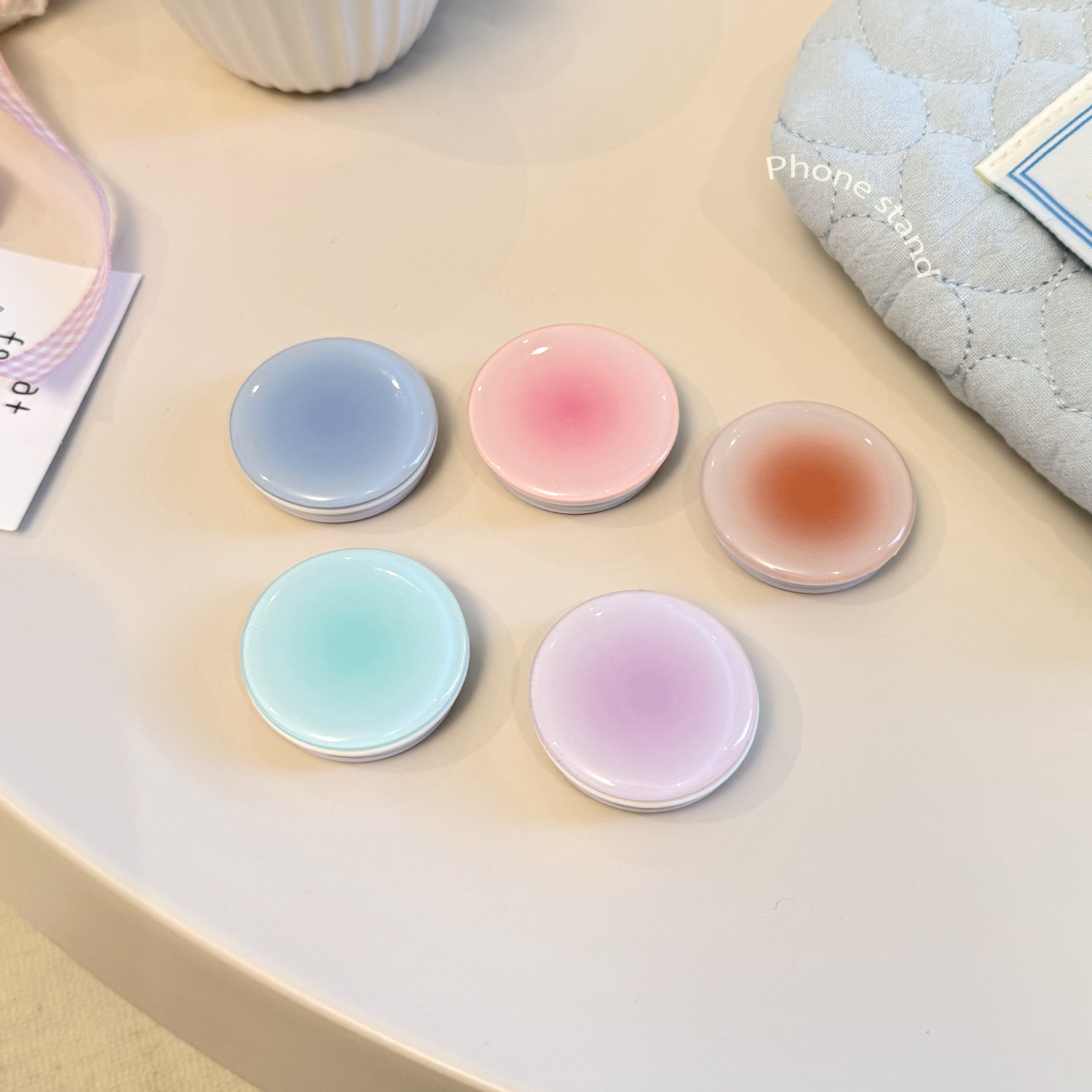 Ins Style Gradient Phone Grip  - Mobile Electronics Gadgets review and price