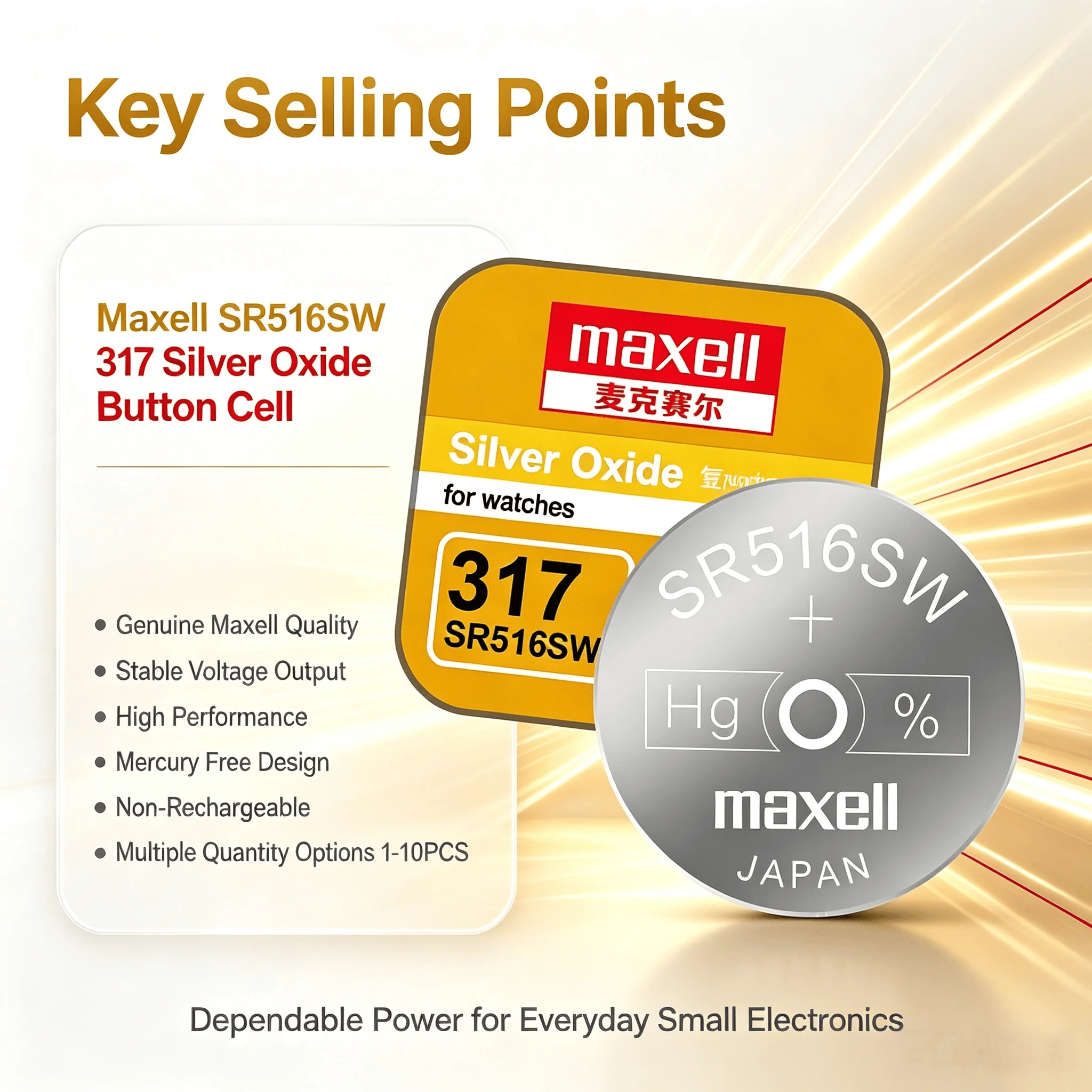Maxell SR516SW 317 Silver Oxid - Electronics And Gadgets Ce review and price