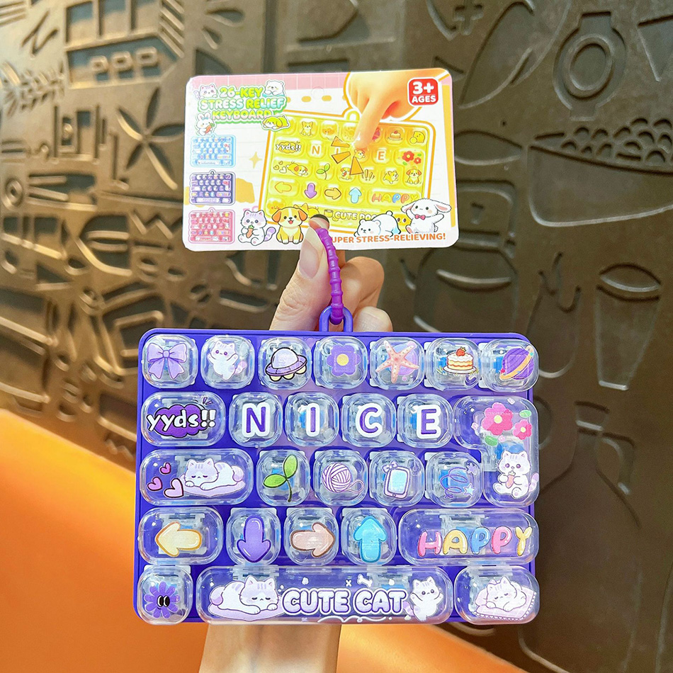 Cute 26‑Key Mini Keyboard Fidg - Electronics Gadgets Bag review and price