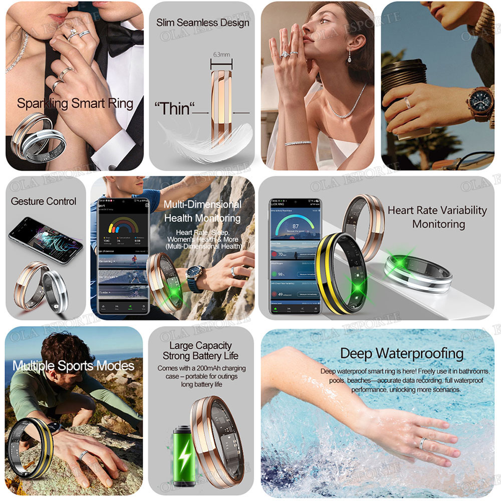 Gesture Sensing Smart Ring Out - Smart Ring Health review and price