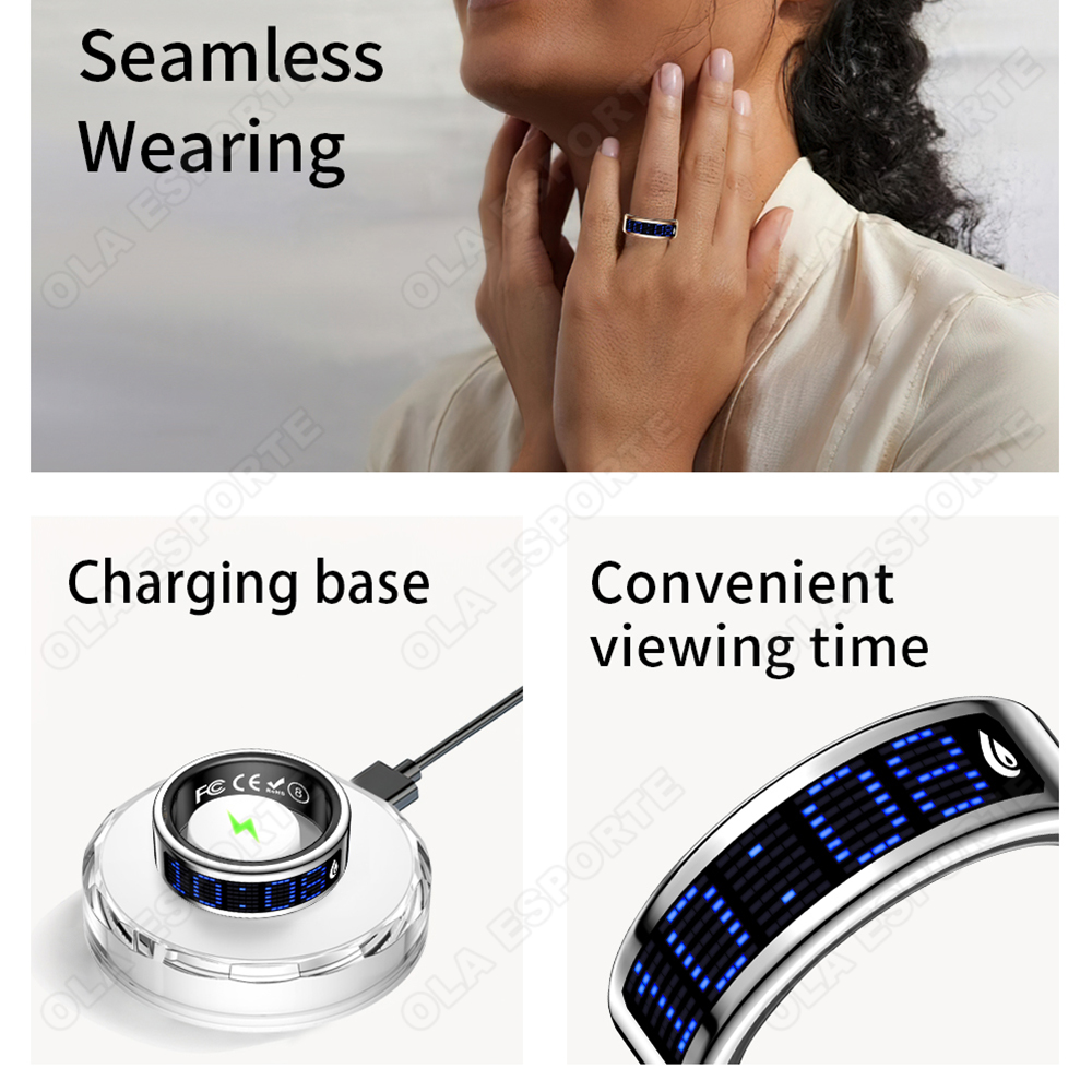 Amoled Screen Smart Ring Displ - Smart Ring Health review and price
