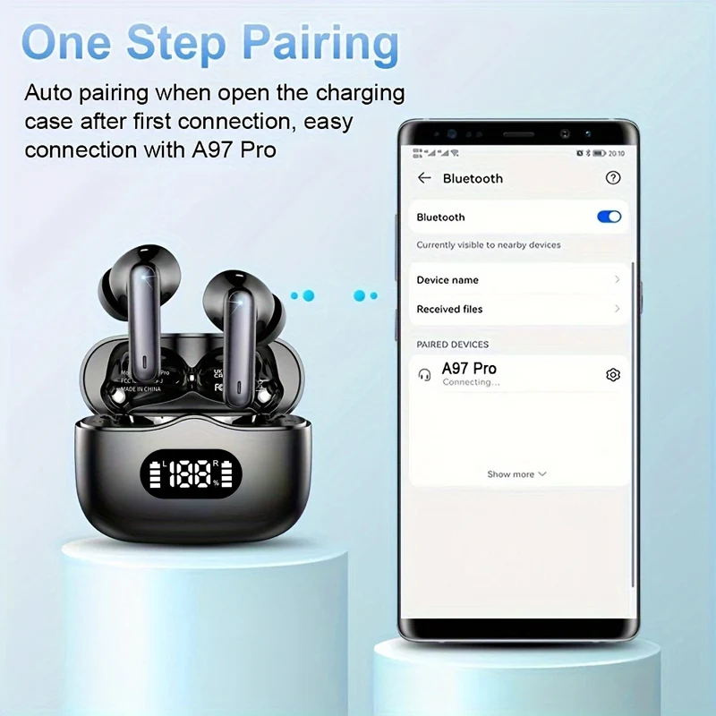 UYUXIO Wireless Earphone 40dB  - Earbuds Anc Wireless review and price