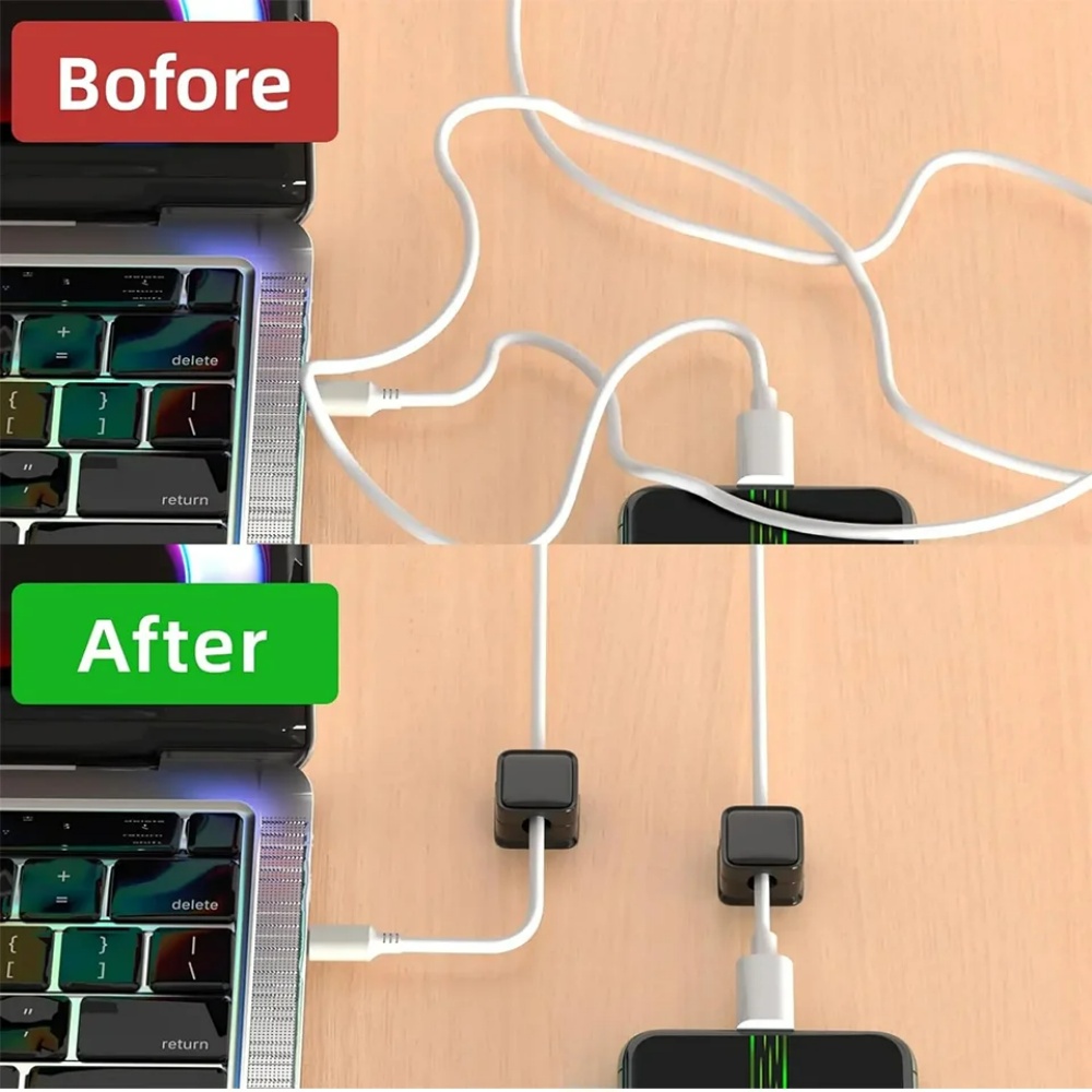 Magnetic Cable Clip Organizer  - Magnetic Charging Cable review and price