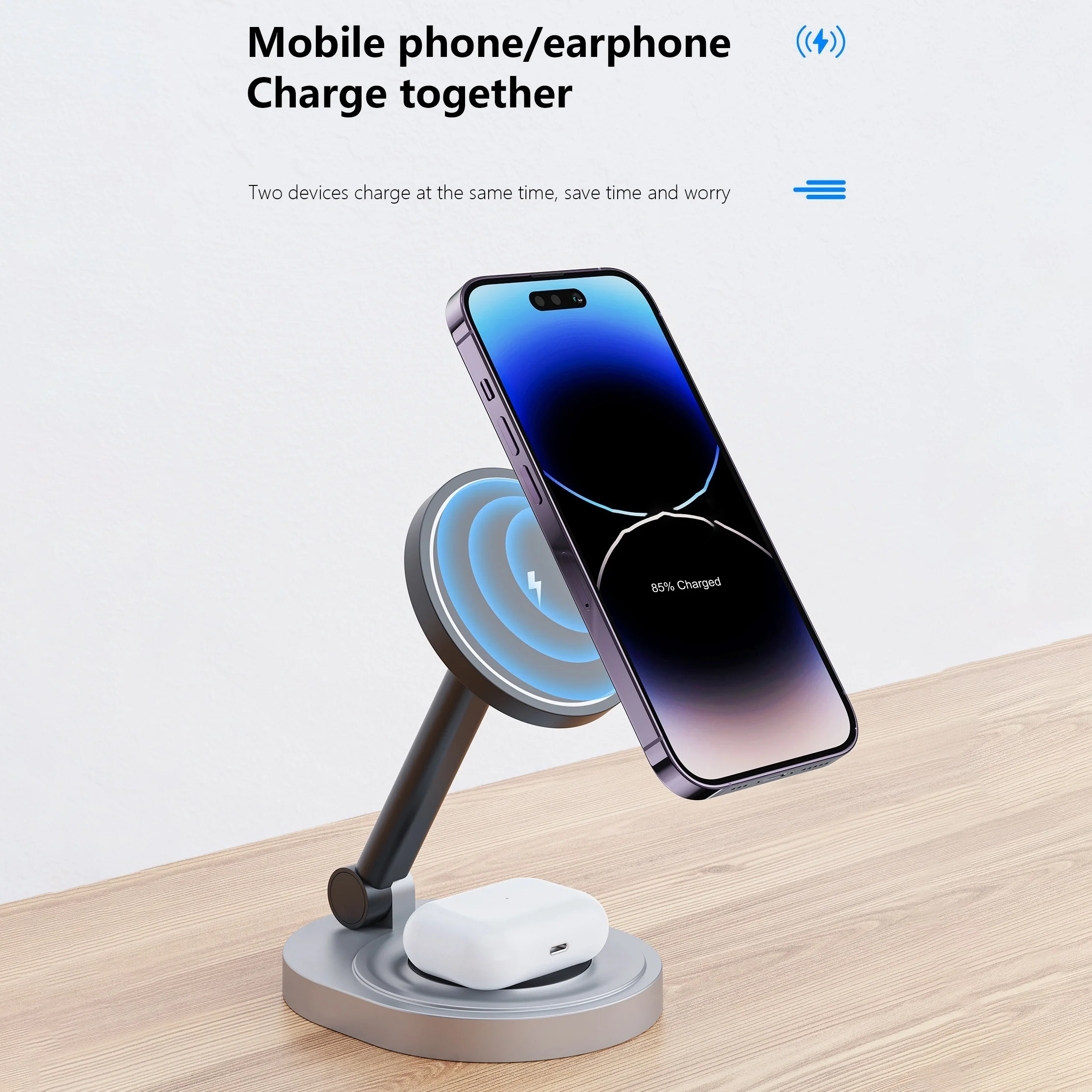 2 In 1 Magnetic Wireless Charg - Magnetic Charging Cable review and price